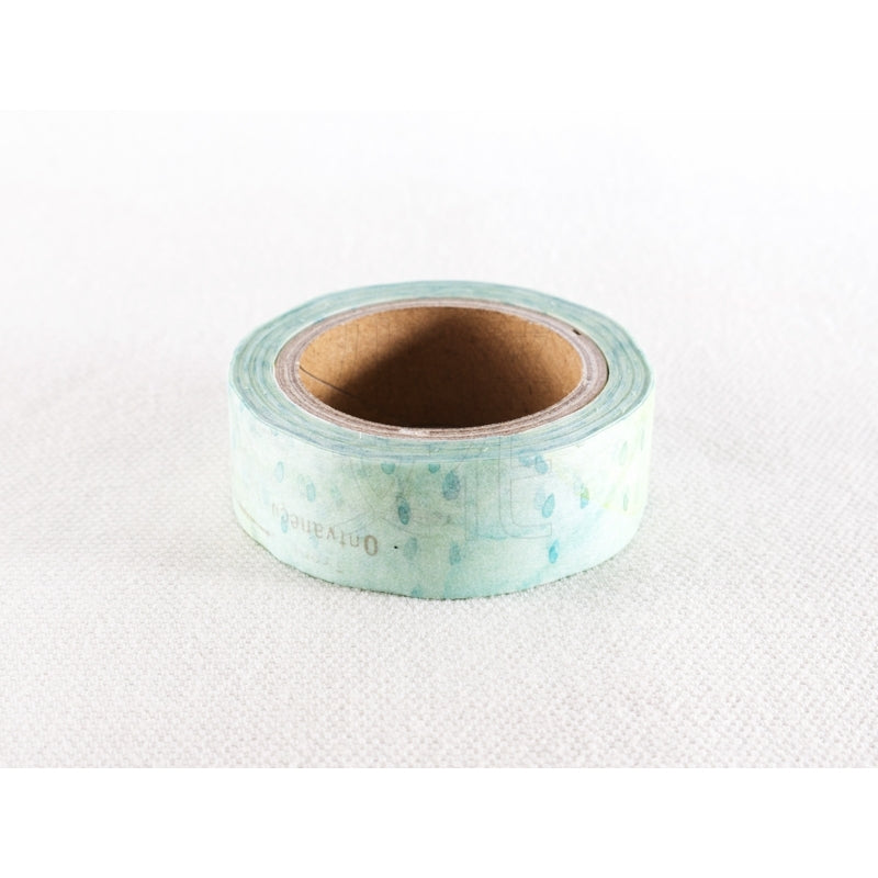 YOHAKU "raindrops" Y-046 Washi Masking Tape Roll