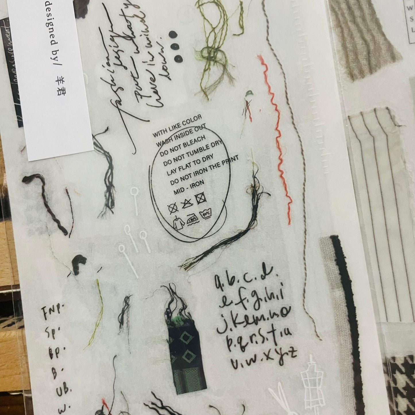 somesortoffern Fabric Transfer Sticker Sheet Pack