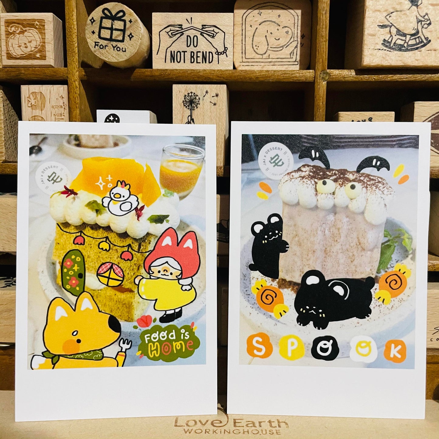 Treat Yourself Wooqiart Collaborated Snapcard Print Paper Set