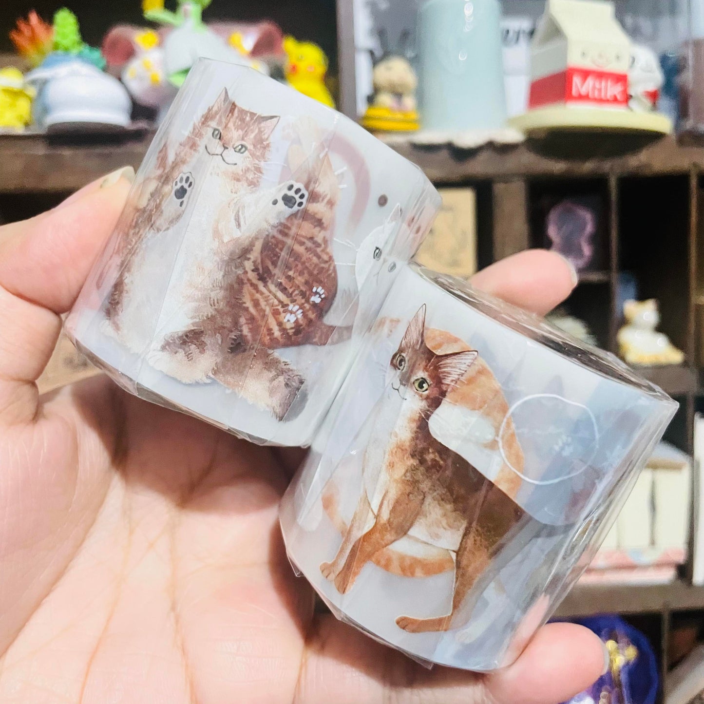 somesortoffern Ginger PET Tape Roll and Samples