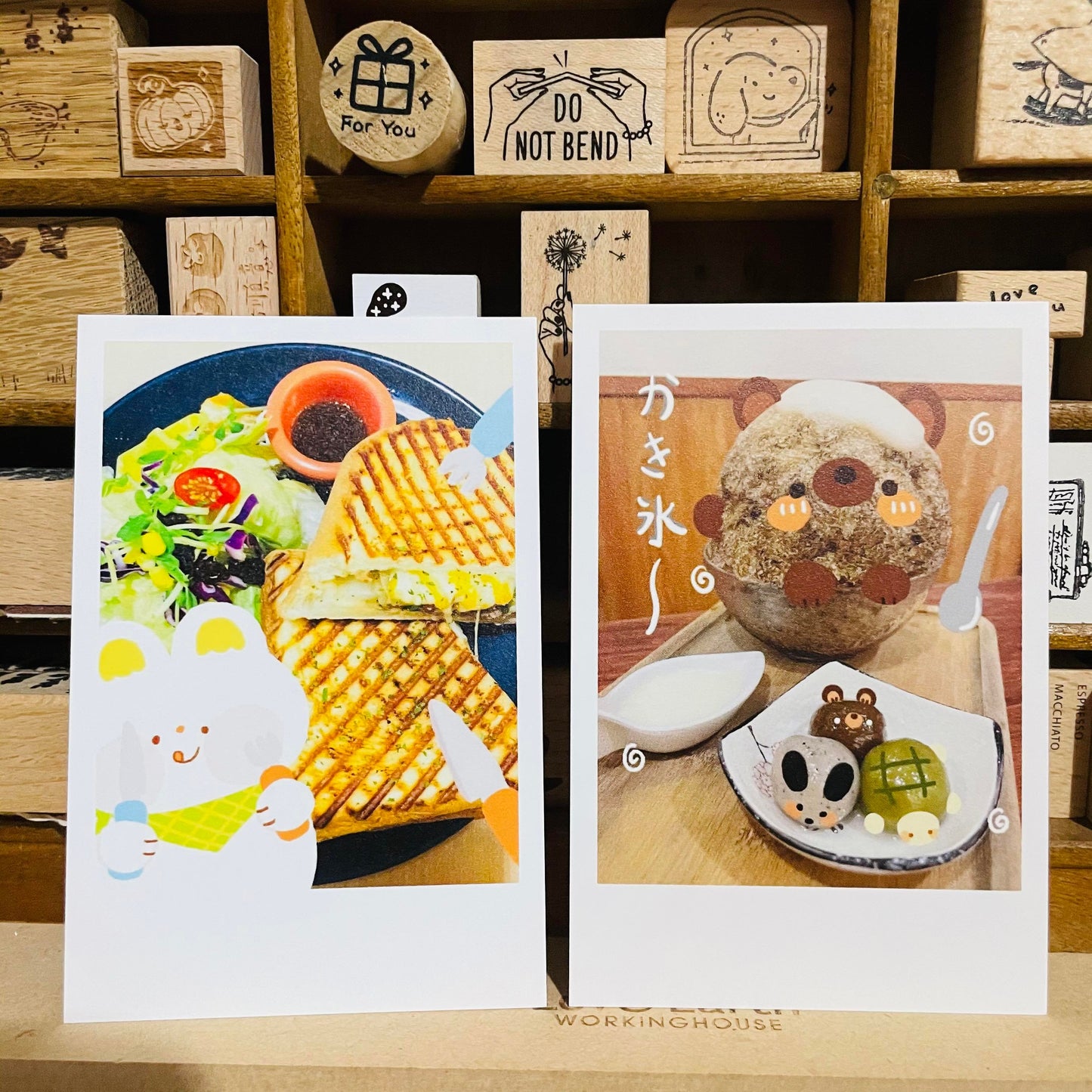 Treat Yourself Wooqiart Collaborated Snapcard Print Paper Set