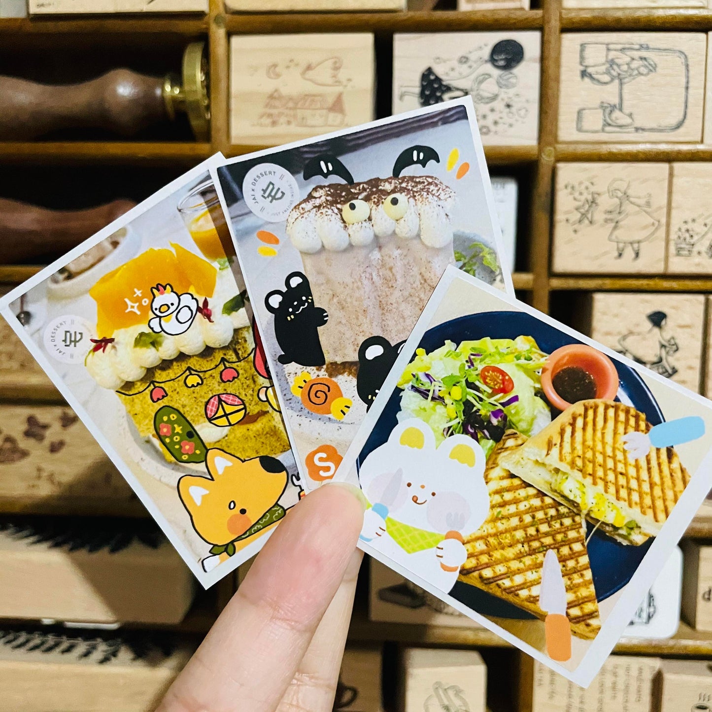 Treat Yourself Wooqiart Collaborated Snapcard Print Paper Set