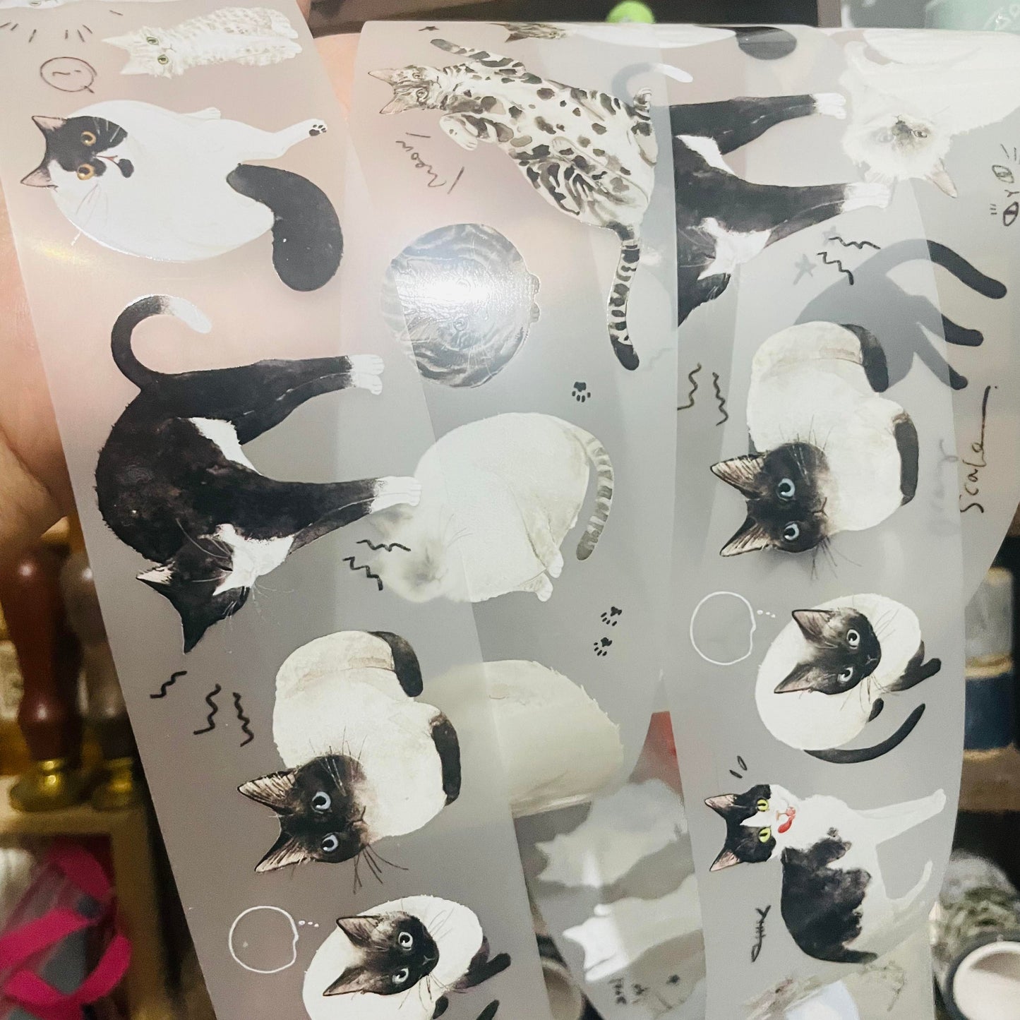 somesortoffern Gray Scale PET Tape Roll and Samples
