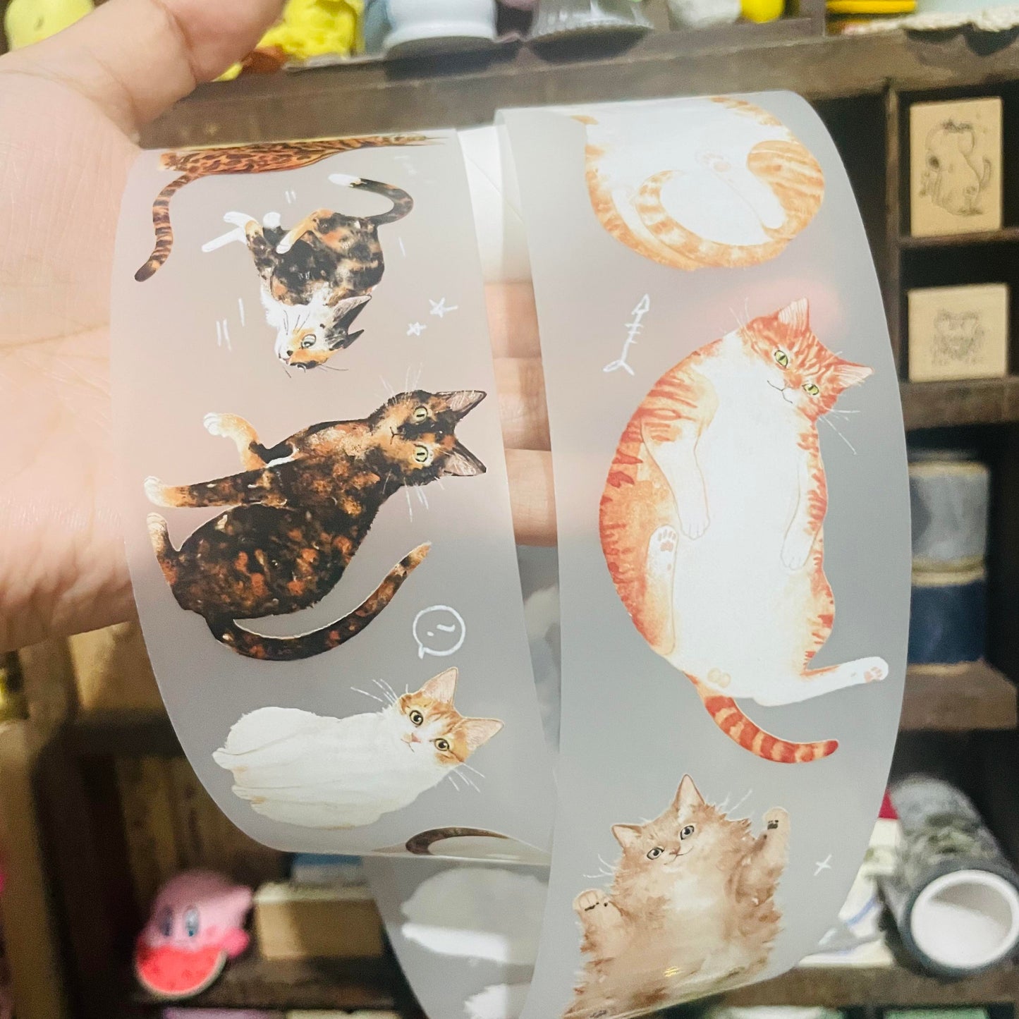 somesortoffern Ginger PET Tape Roll and Samples