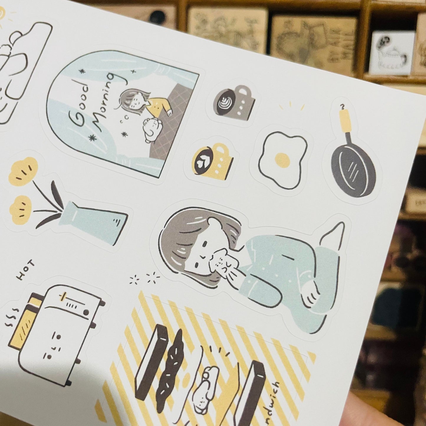 YuYing Good Morning Sticker Sheet