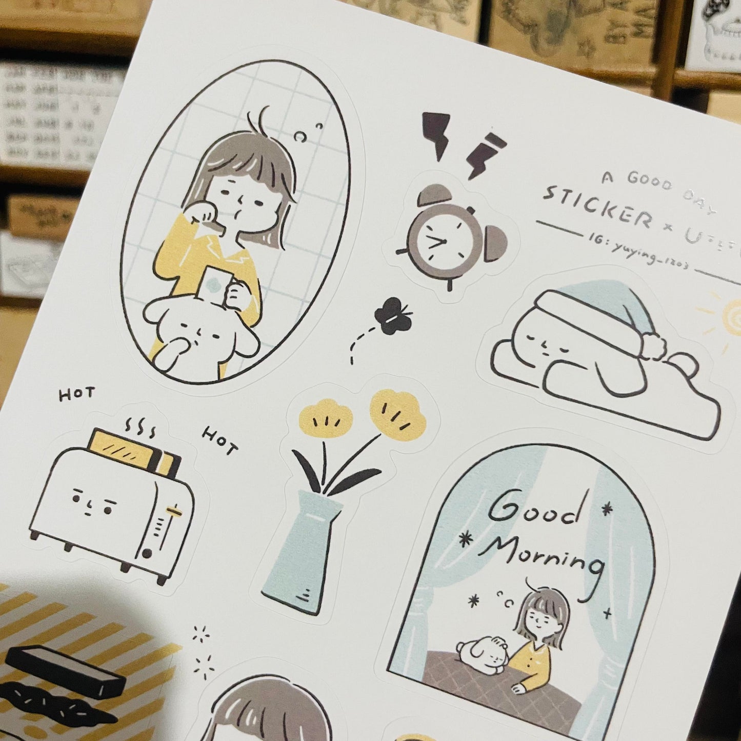 YuYing Good Morning Sticker Sheet