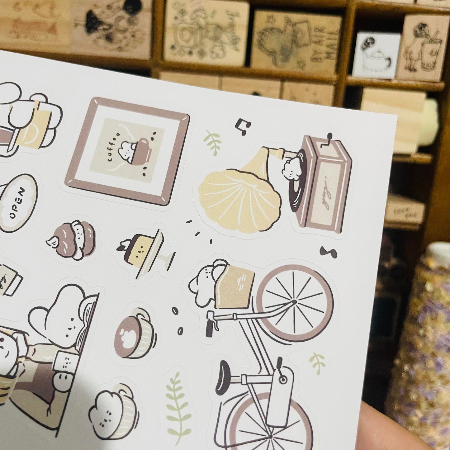 YuYing Cafe Sticker Sheet