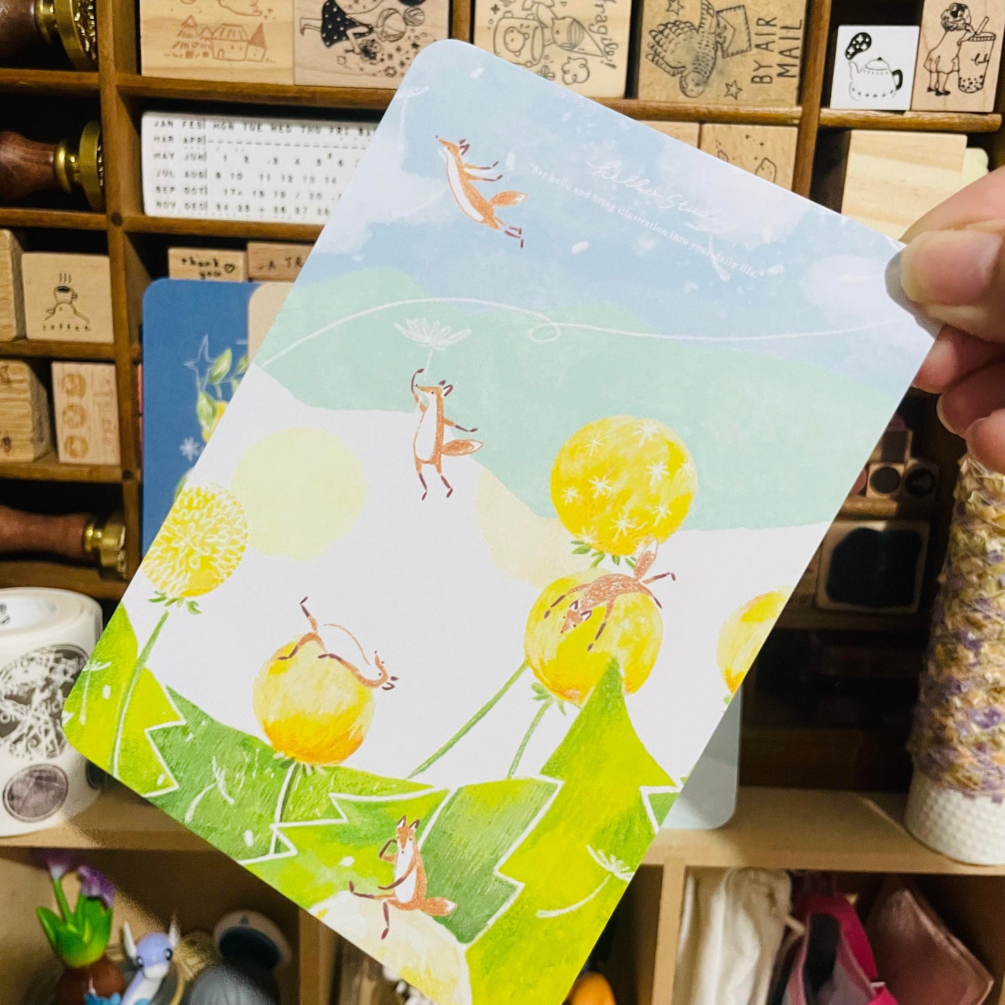 Hello Studio Colorful Postcard Set