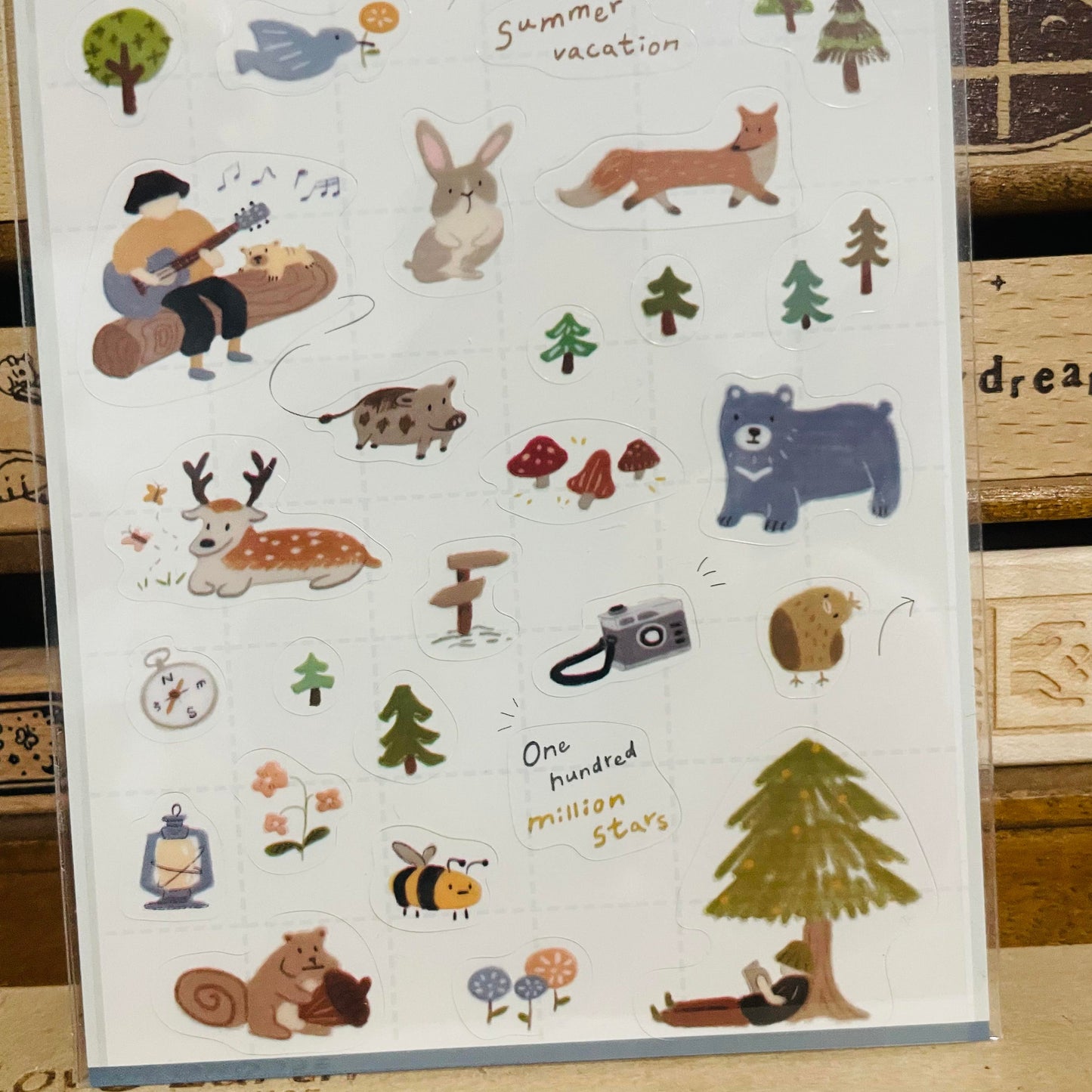 BERG Camping Sticker Sheet