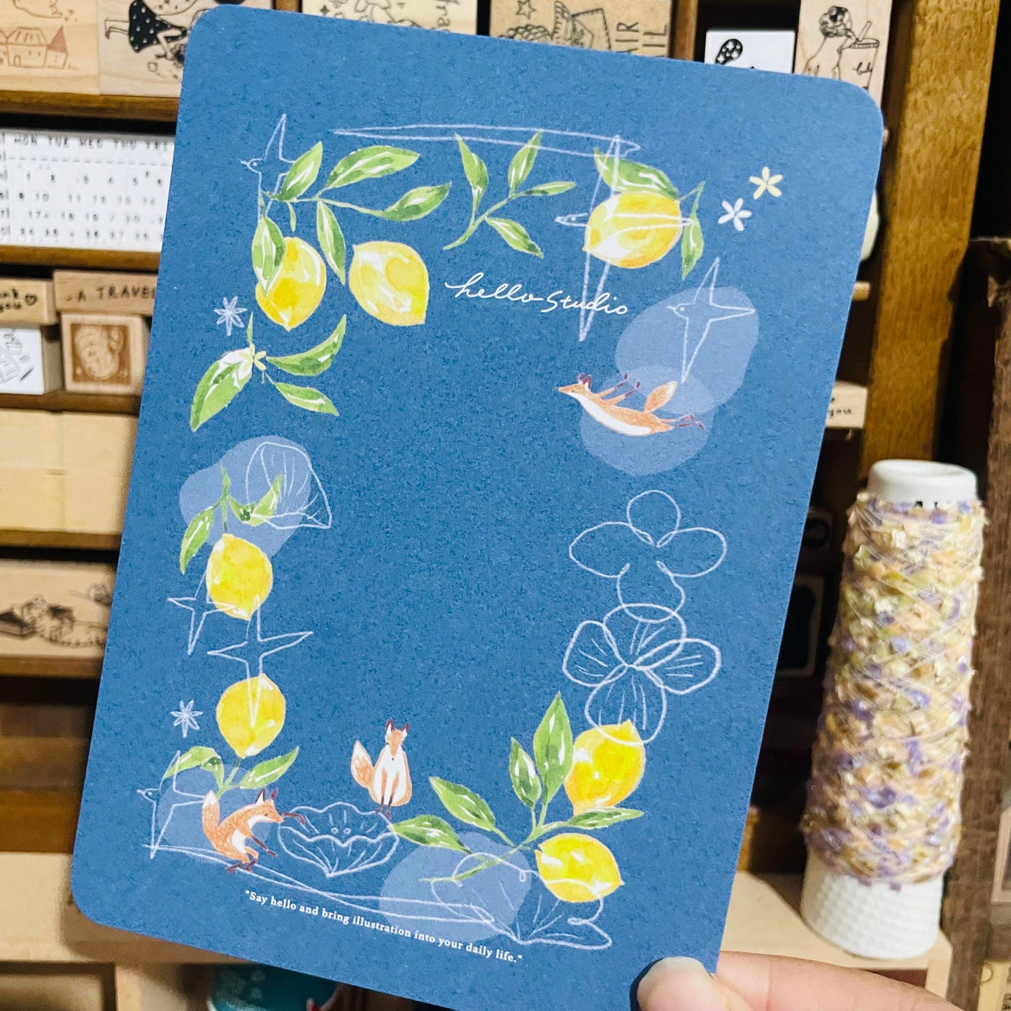 Hello Studio Colorful Postcard Set