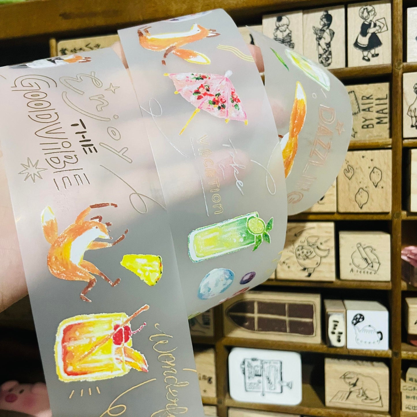 Hello Studio x OURS Studio Signature PET Tape Sample and Rolls