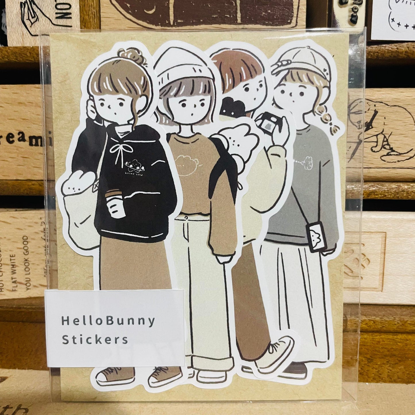 YuYing Casual Girls Sticker Flake Pack