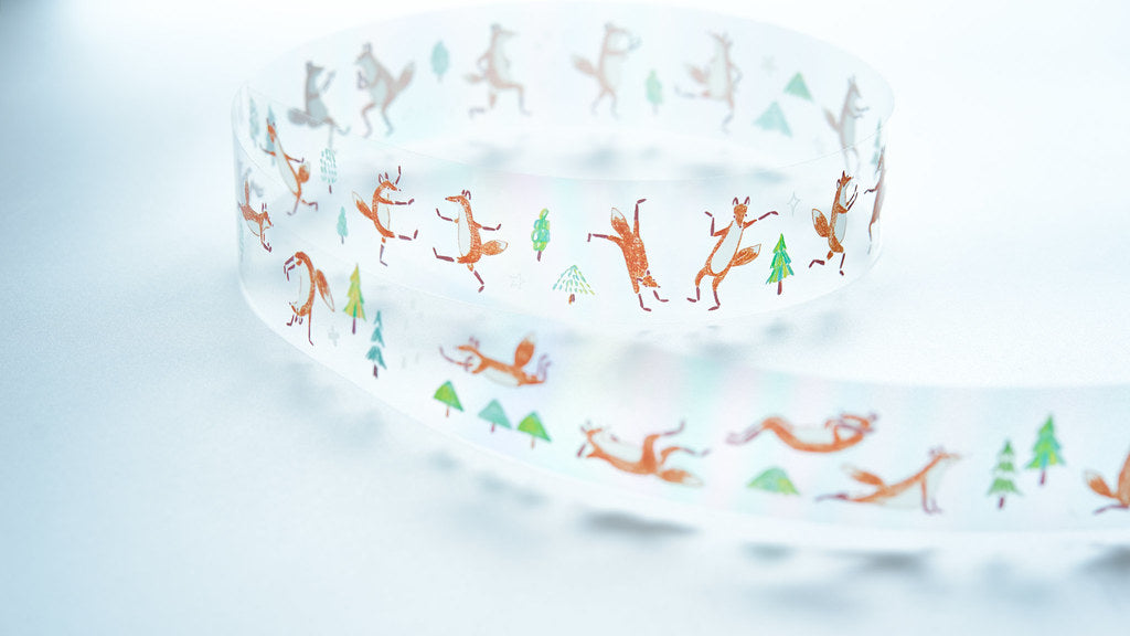 Hello Studio Little Walk PET Masking Tape Roll and Samples