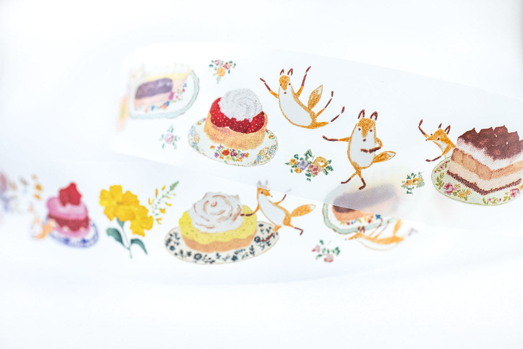 Hello Studio Bon Appétit PET Masking Tape Roll and Samples