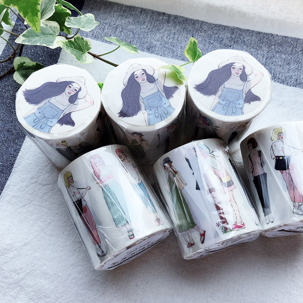 Starlululu Girls Washi Masking Tape Roll and Samples