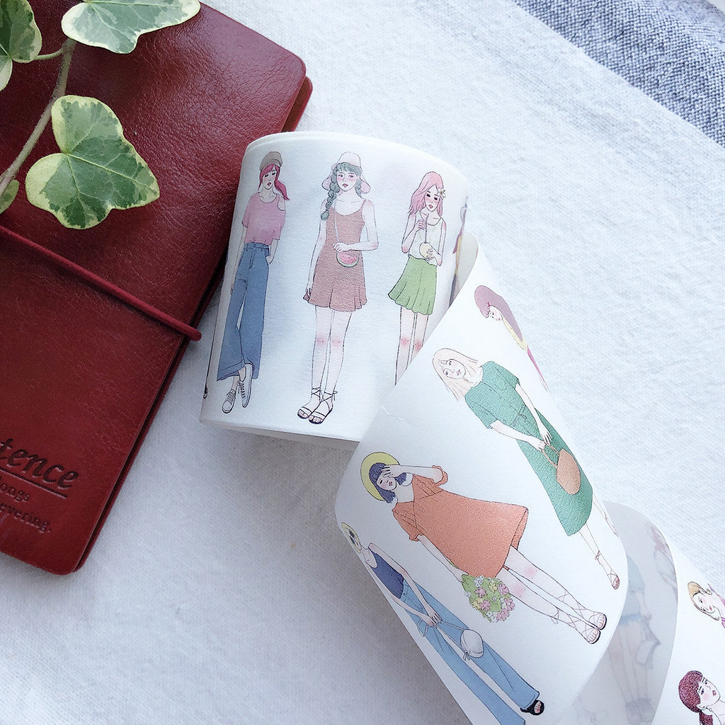 Starlululu Girls Washi Masking Tape Roll and Samples