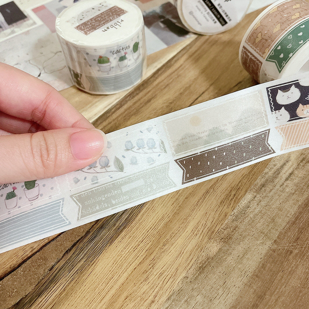 Starlululu Ribbon Washi Masking Tape Roll and Samples
