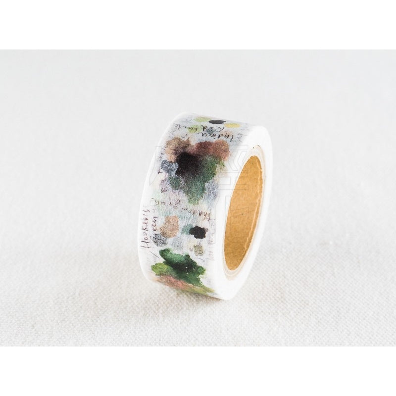 Liang Feng MTW-LF013 Park Green Washi Masking Tape Roll