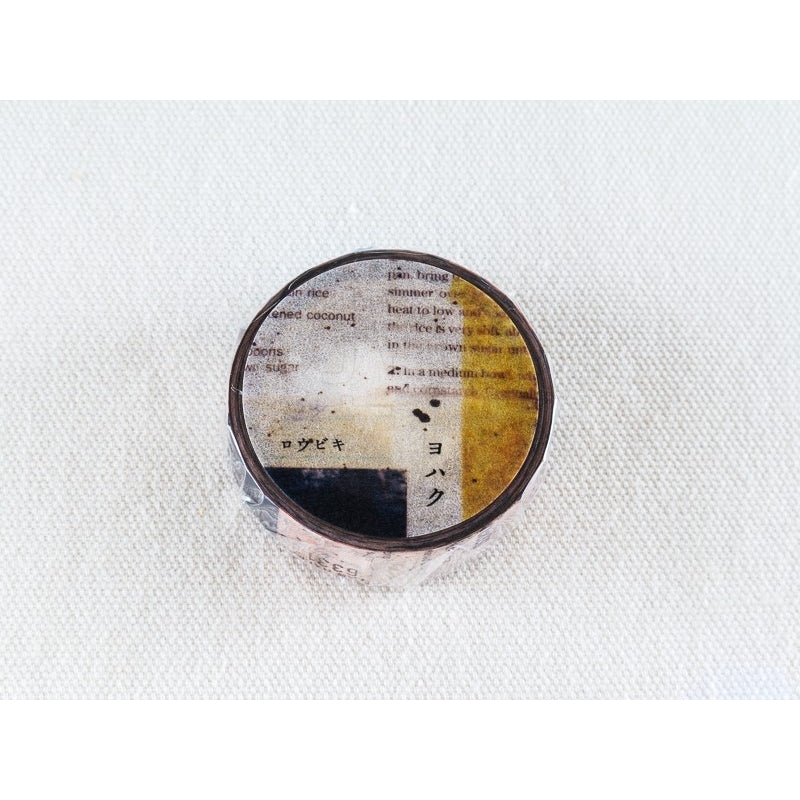 YOHAKU "wax" Y-003 Washi Masking Tape Roll