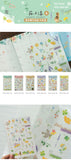 NanPao Watercolor Transfer Print-On Sticker Sheet Pattern A