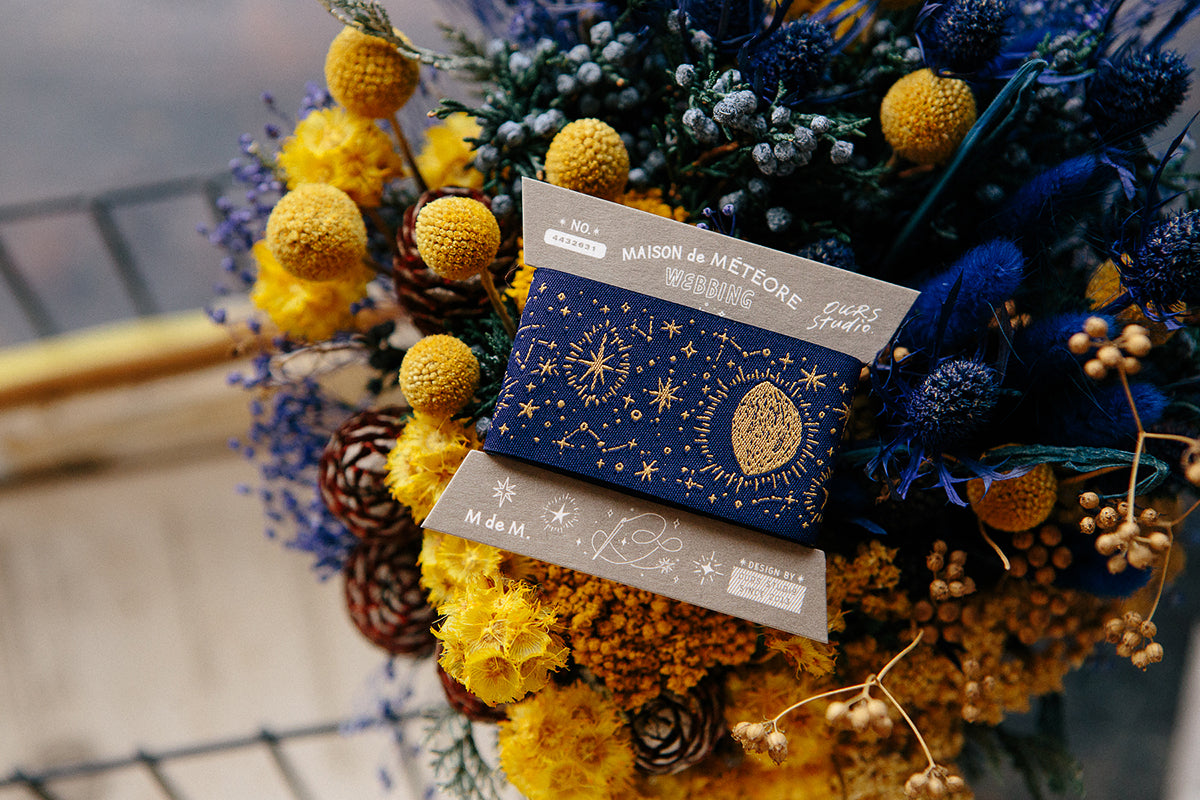 OURS Studio Starry Night Webbing Ribbon