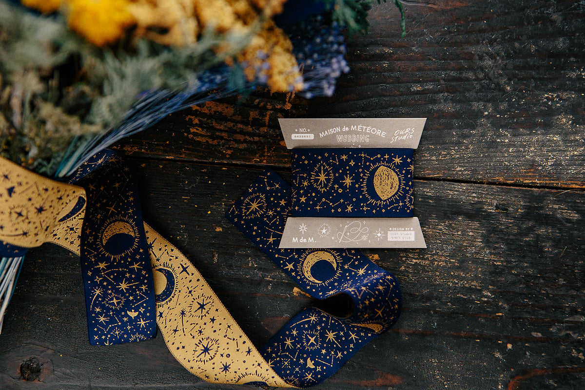 OURS Studio Starry Night Webbing Ribbon