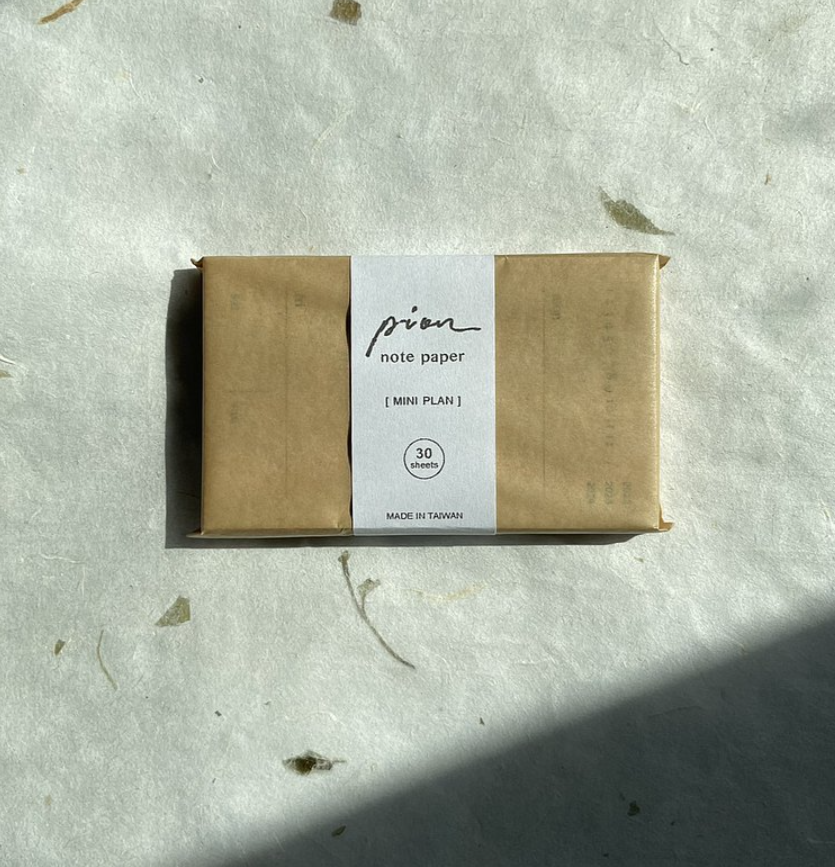 Pion mini plan notepad sheets paper pack