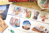 [Sample Only] Maruco Bunny Travel Around the World Washi Masking Tape