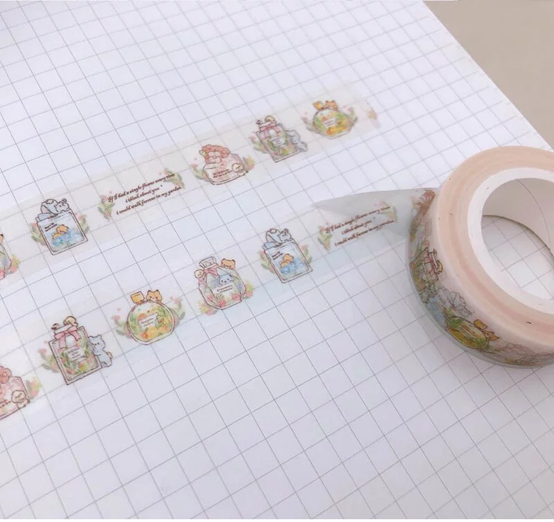 Little Popcorn Perfume Washi Masking Tape Roll