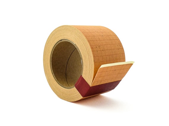 Classiky Grid Kraft Orange Brown Roll
