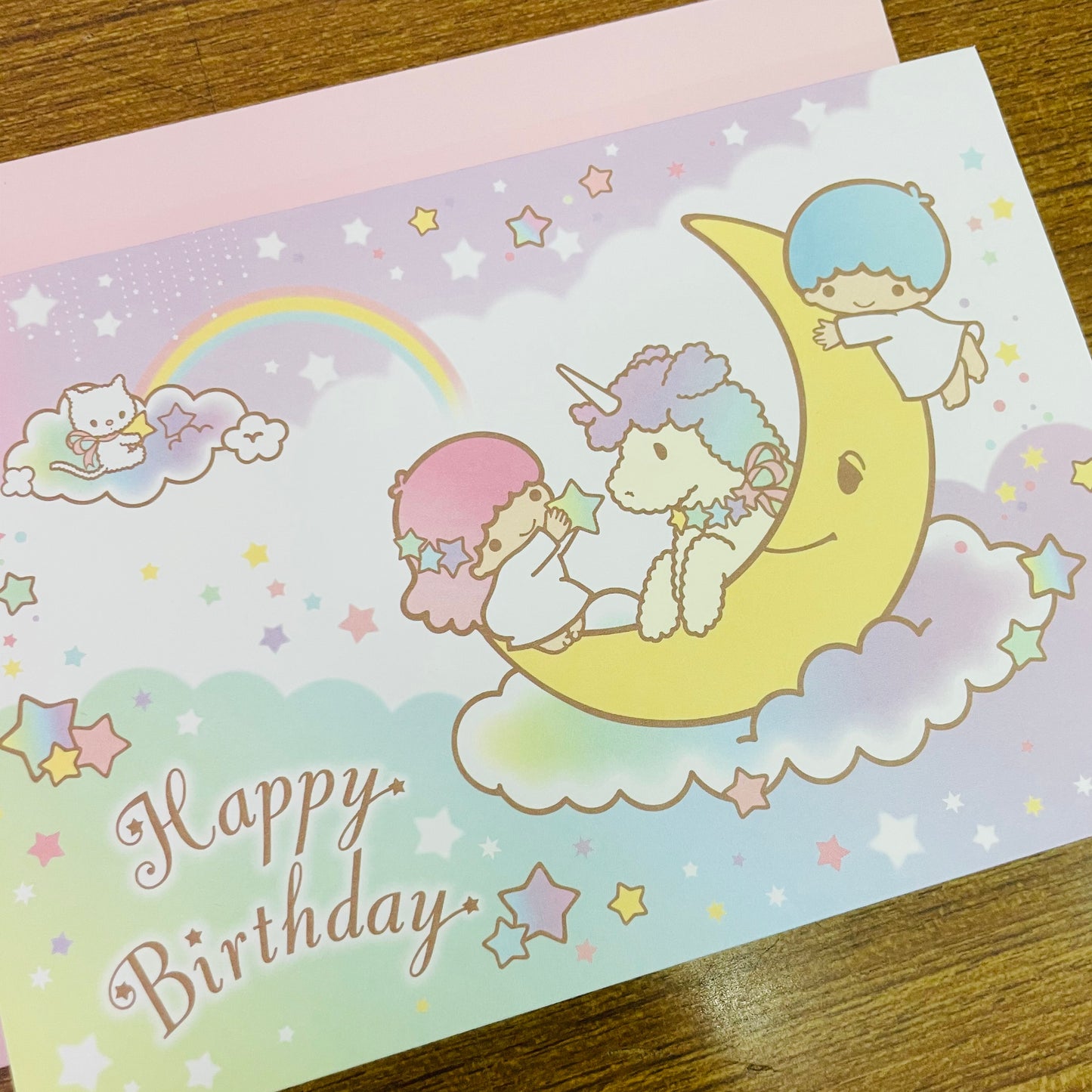 Little Twin Star Happy Birthday Pop-up 3D Card