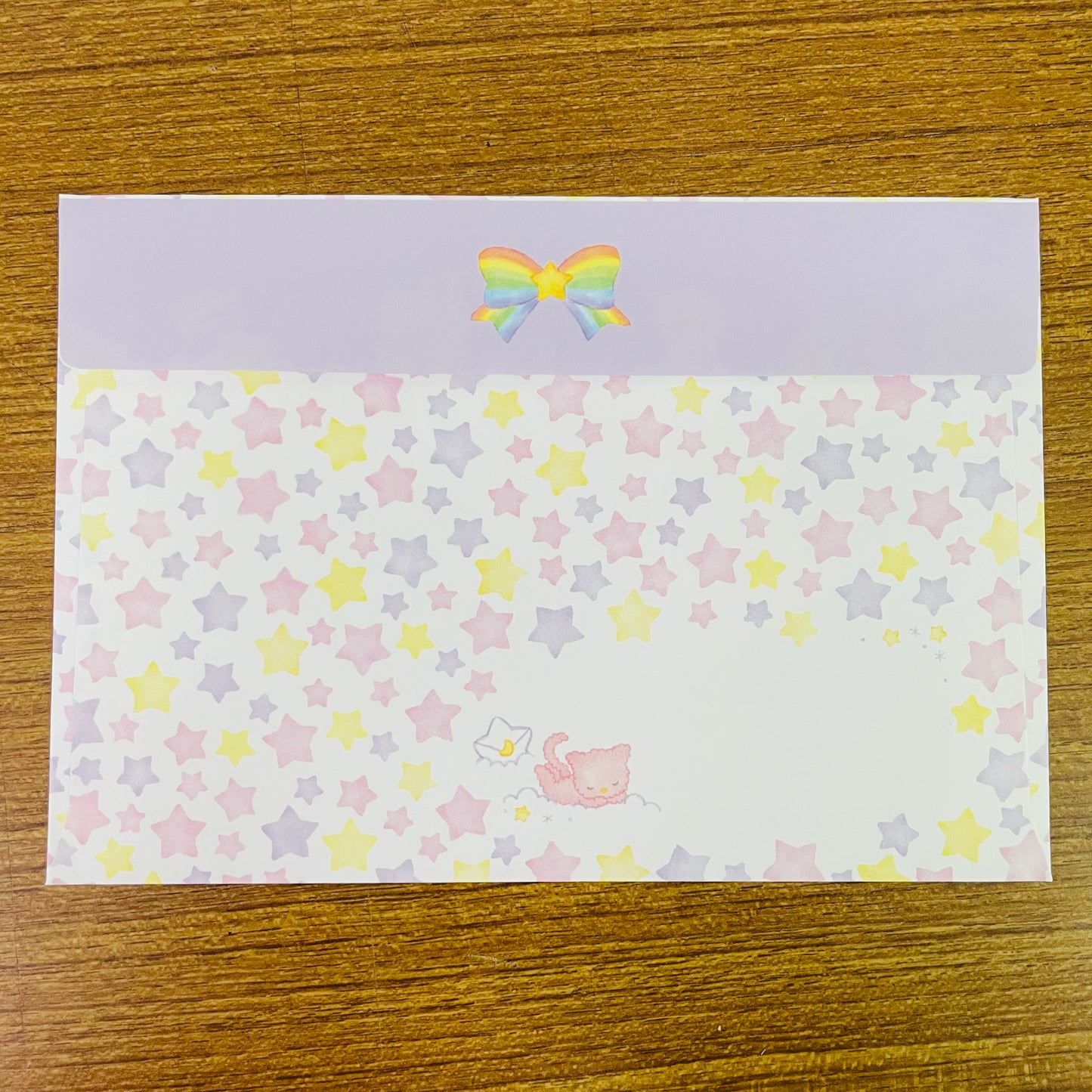 Little Twin Star Happy Birthday Gold Foiled Card