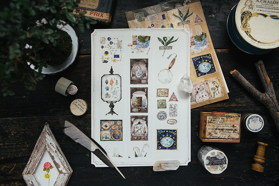 OURS Studio Collections of Museum Washi Tape Samples and Full Roll