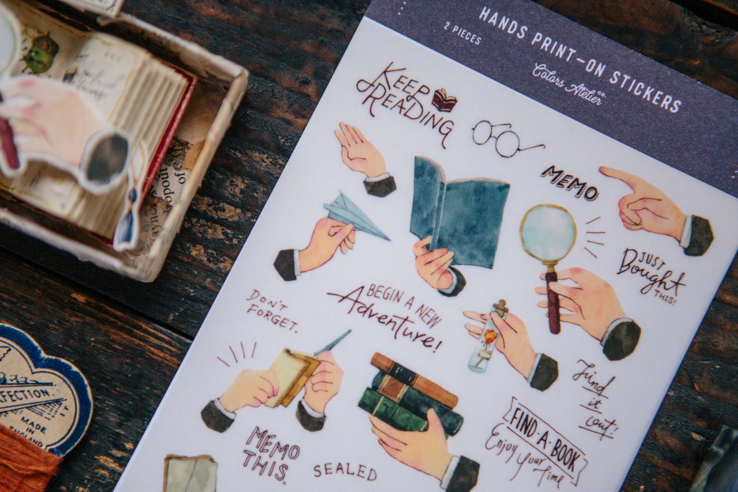 OURS Studio Hands Transfer Sticker Sheet Pack