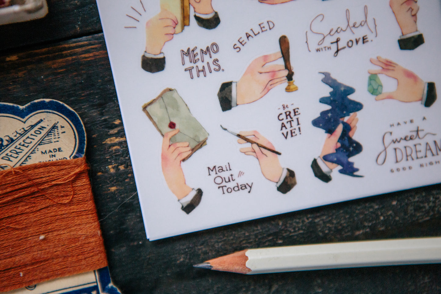 OURS Studio Hands Transfer Sticker Sheet Pack