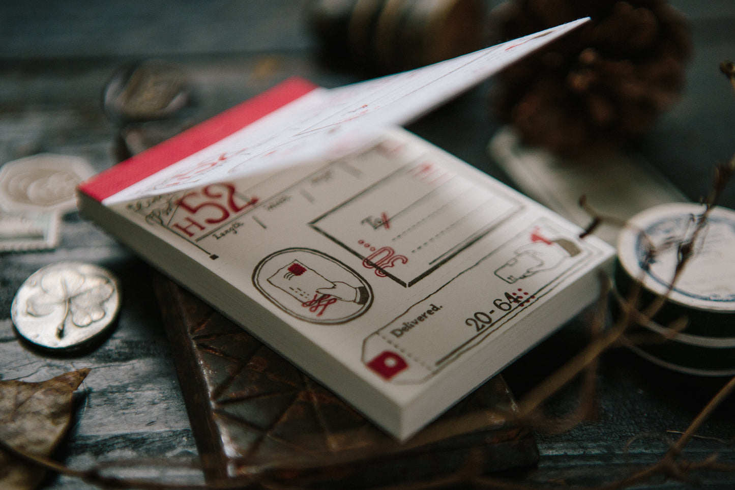 OURS Studio Postal Letterpress Label Book