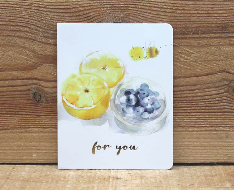 Liang Feng Watercolor Mini Card For You
