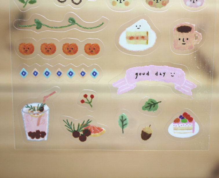 Tina's Illustration Tea Time Sticker Sheet
