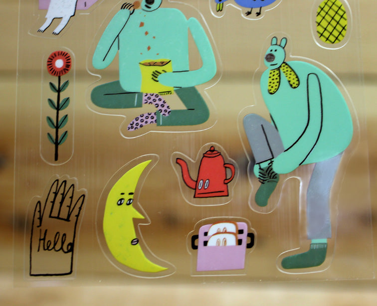 Baozi Studio A Good Dream Transparent Sticker Sheet