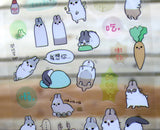 Machiko Transparent Sticker Sheet