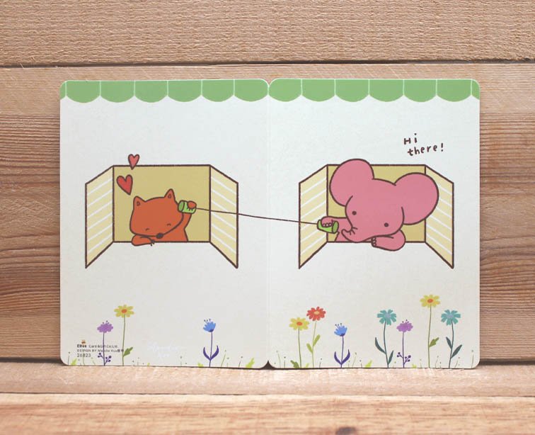 Mandie and Friends Hi There! Card