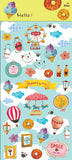 Jan Hsuan's Illustration Carnival Transparent Sticker Sheet