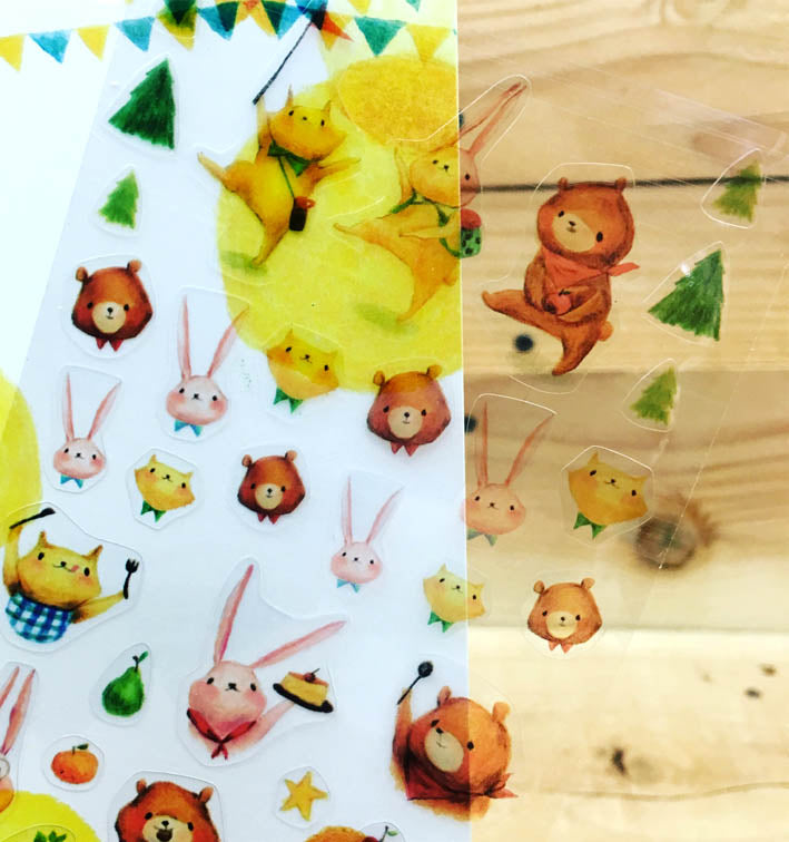 Mia Forest Transparent Sticker Sheet