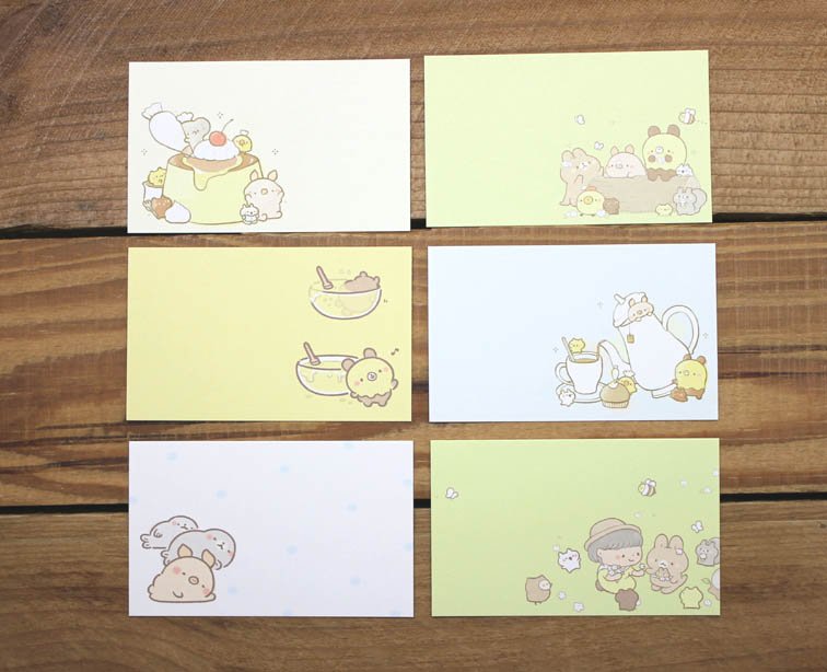 Bread Tree Message Cards with Plastic Case Version 1