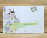 Liang Feng Watercolor Panda Have a Nice Day Card