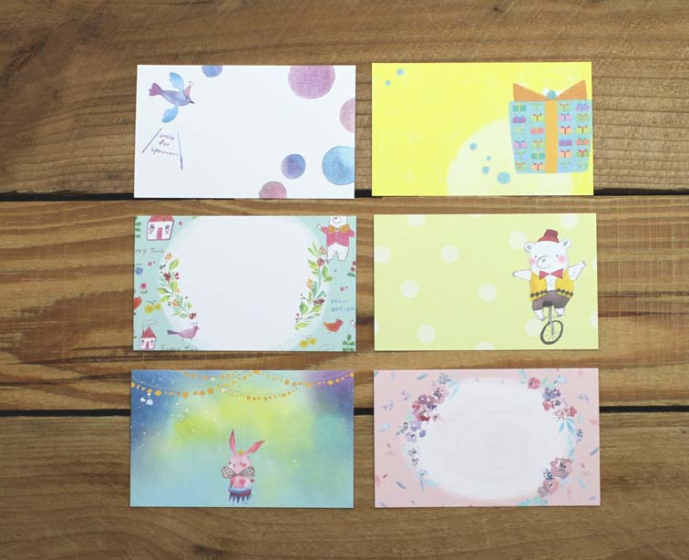 Jan Hsuan's Illustration Message Cards with Plastic Case