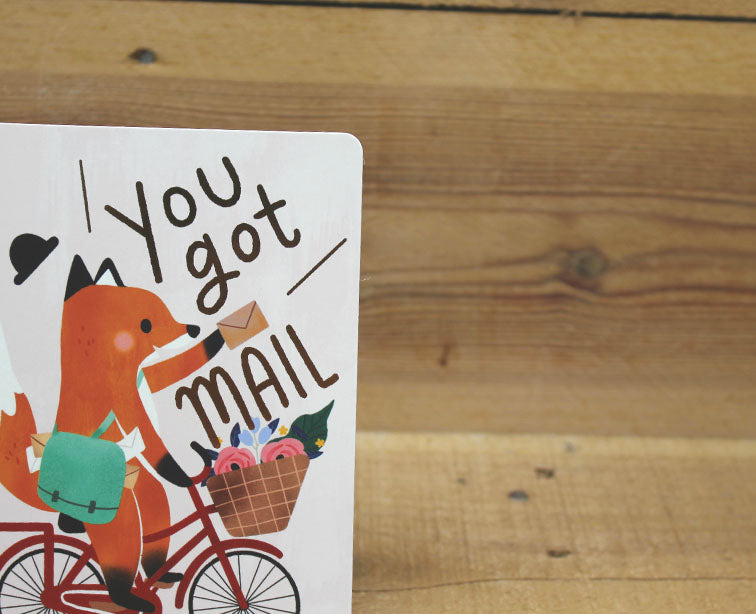 Cindy Chu Fox You Got Mail Card