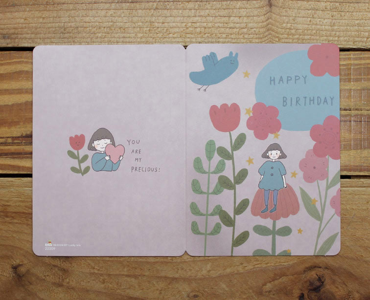 Luckylulu Happy Birthday Card