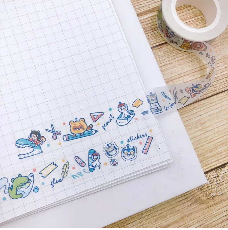 Furafurabushi Stationery Washi Masking Tape Roll