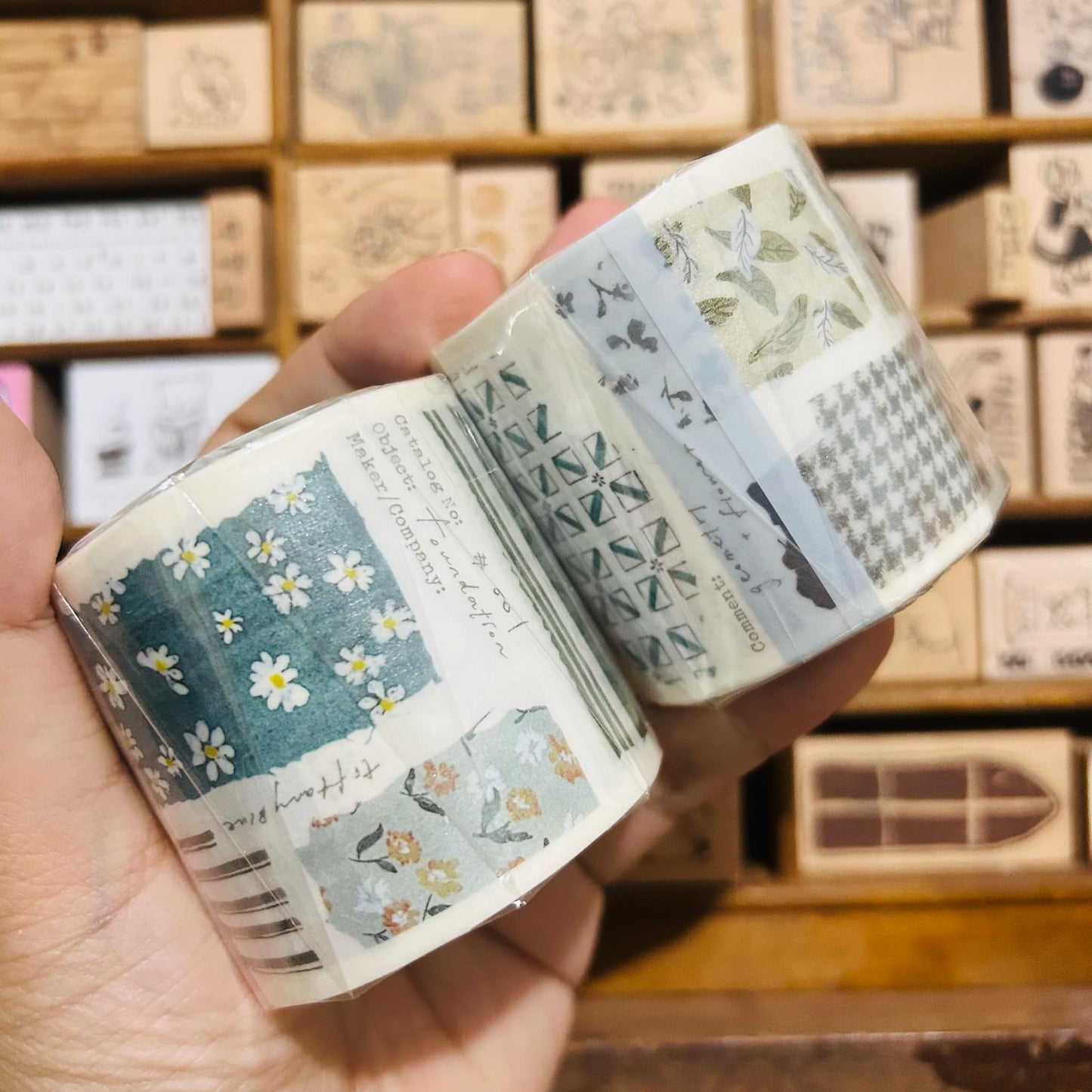Pion Deco 01 Full Roll and Samples Washi Tape